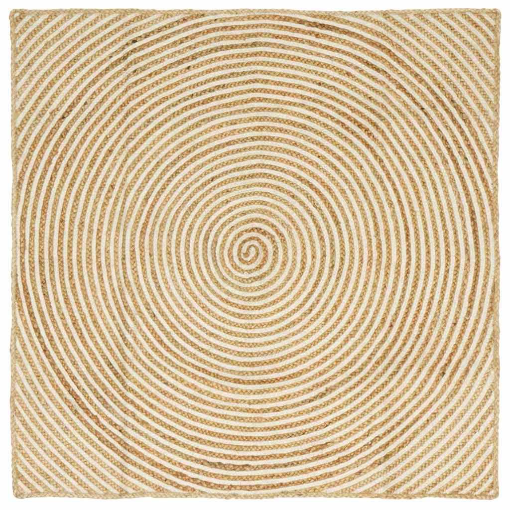Dywany pokojowe Biały 160 x 160 cm Juta