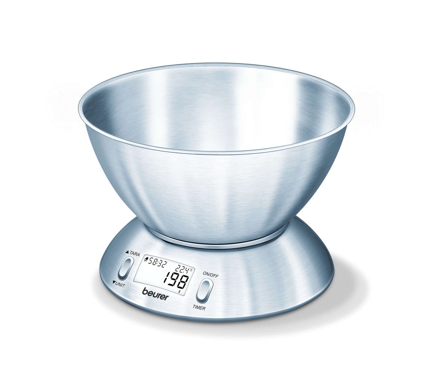 Waga kuchenna Beurer KS 54 stal nierdzewna 5 kg i misa 1,5 L