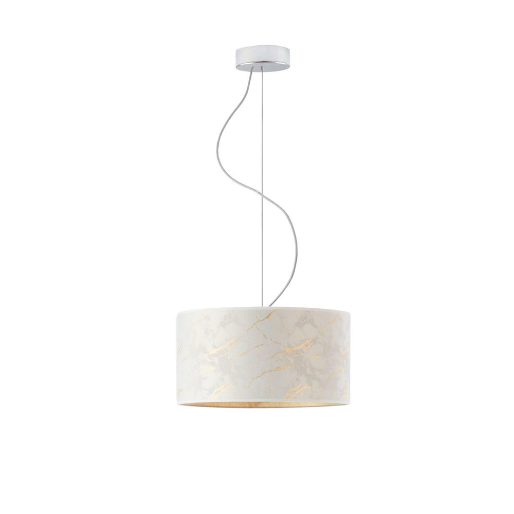 Lampa sufitowa żyrandol lampa wisząca z abażurem walec 30 cm BLUES