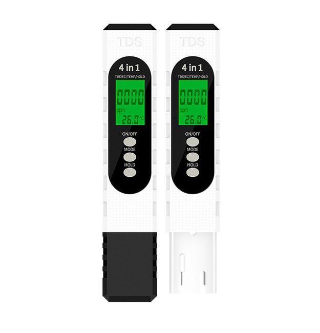 Wysokiej precyzji elektroniczny tester czterofunkcyjny, tester domowy TDS/EC/TEMP/HOLO, tester jakości wody