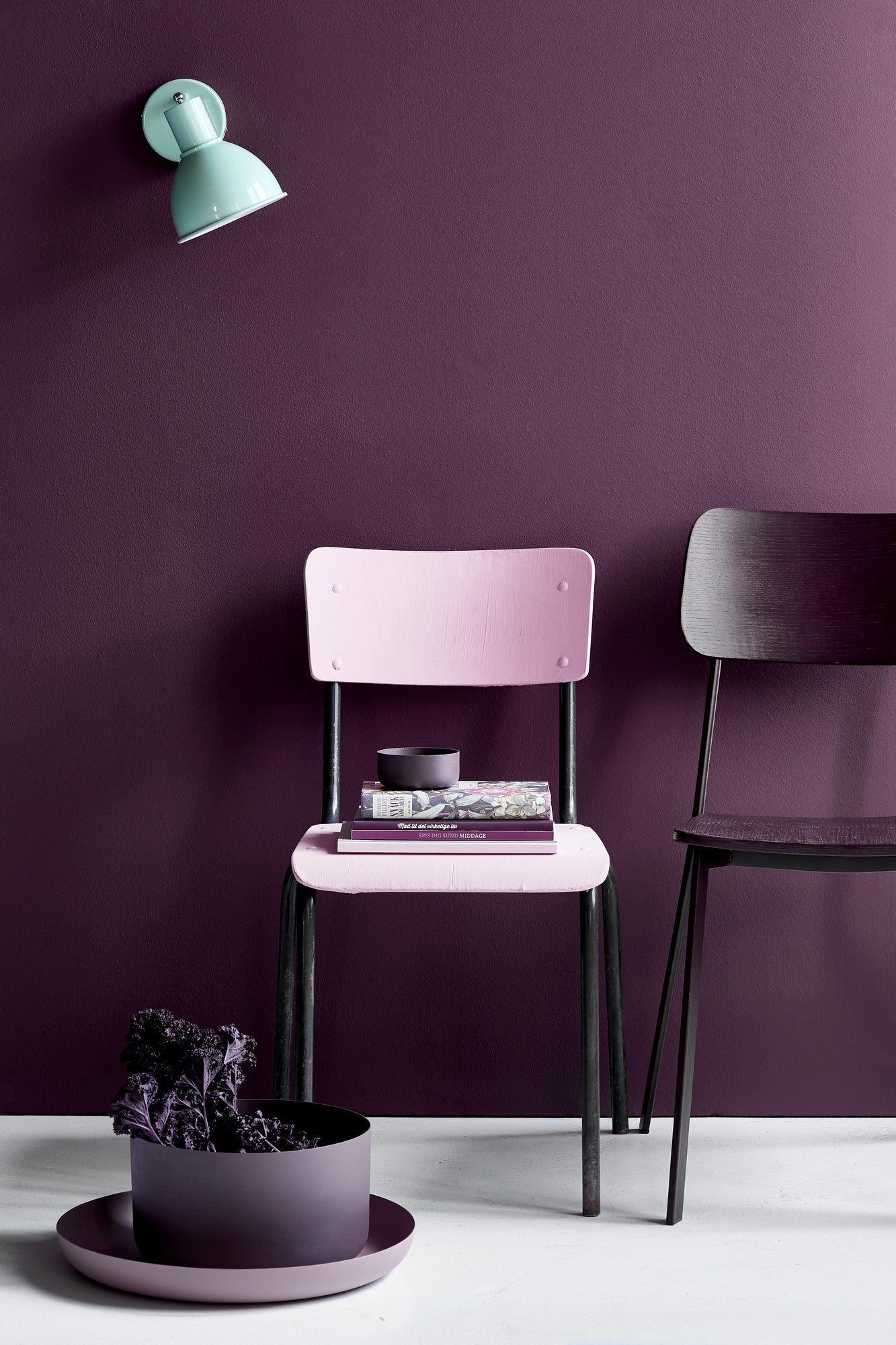 Lampa ścienna Nordic Pop z zielonym regulowanym kloszem i przełącznikiem kablowym 1xE27