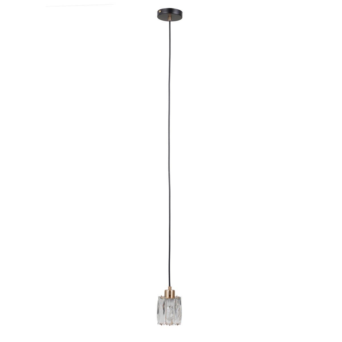 Lampa wisząca TORNO czarna matowa 1 x E14 x 40W wym: 120 x 10 x 10 cm Italux