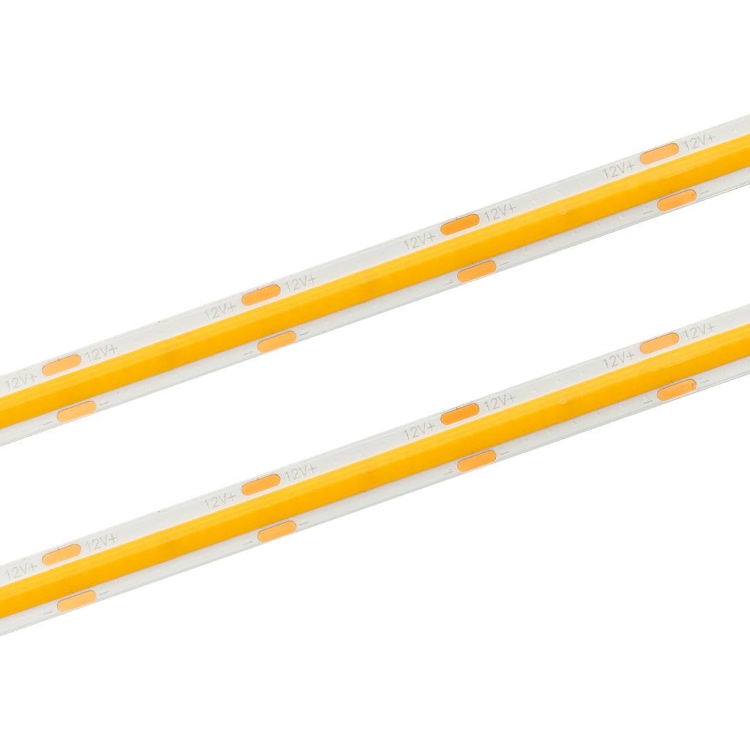 Taśma LED COB jednolite światło ciepła barwa 12V 10W/m IP20 IdeaLED