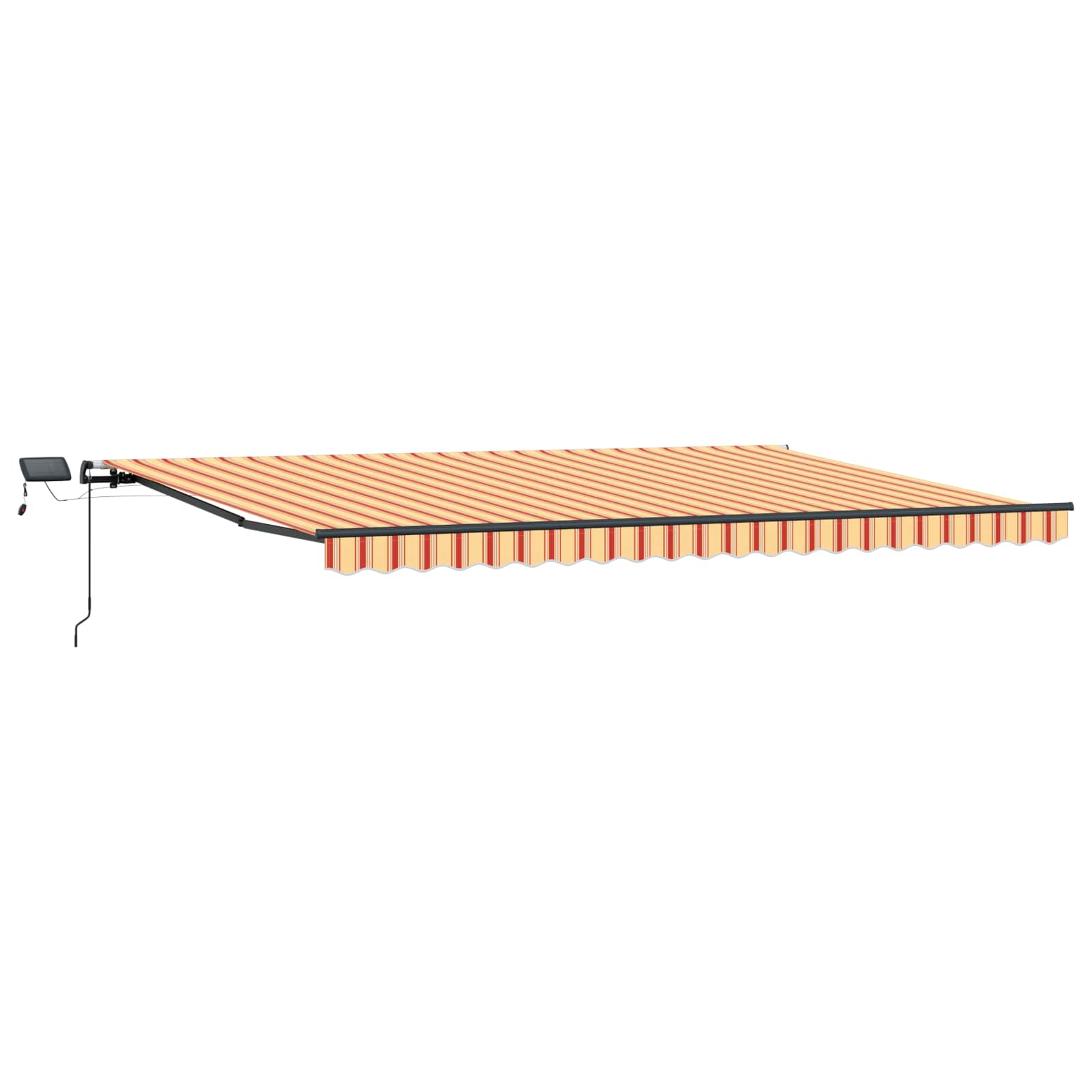 Markiza Tarasowa 500x300 cm Żółto-Pomarańczowa Odporna na UV na Balkon