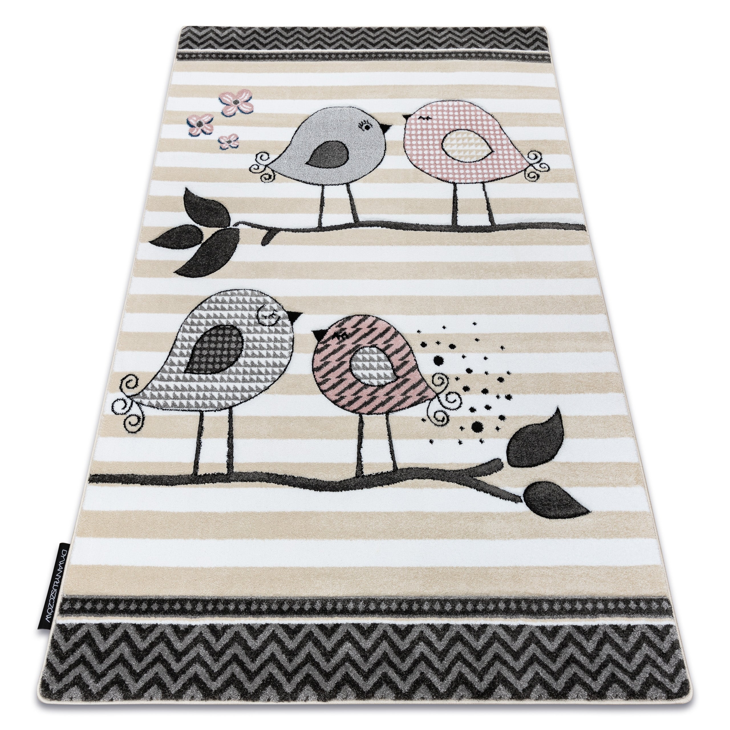 Dywan PETIT BIRDS PTASZKI krem 180x270 cm