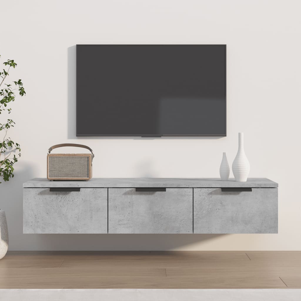 Szafka ścienna z płyty szarej 102x30x20cm Unico / Szara
