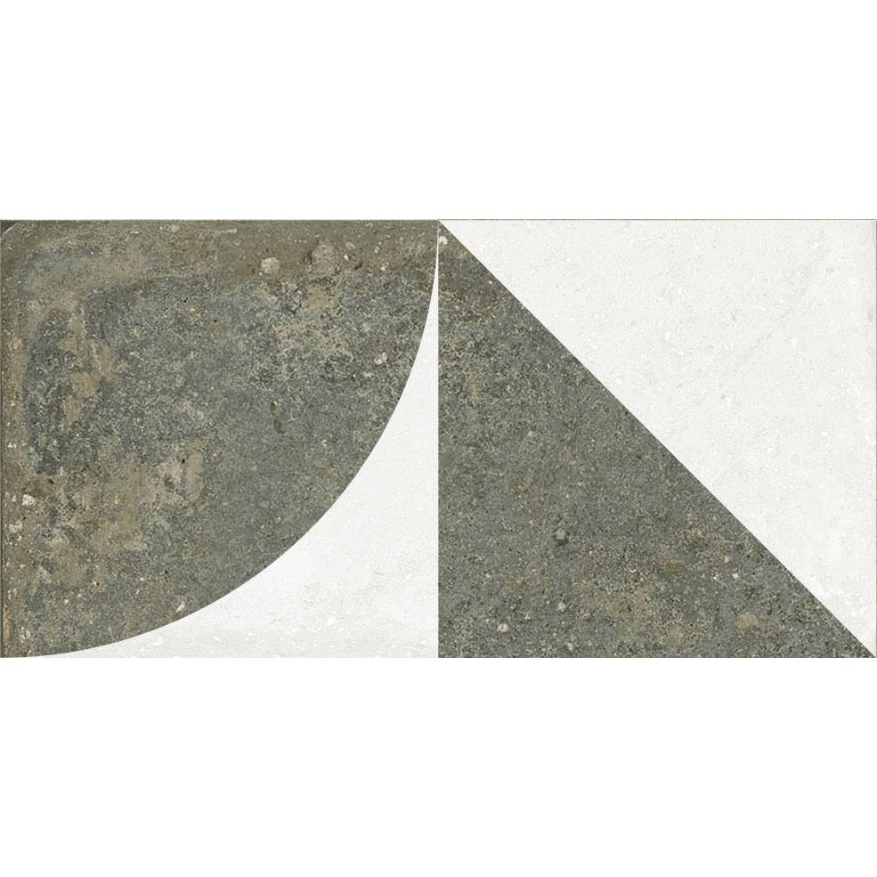 Ceramiczna okładzina podłogowa i ścienna z matowego gresu porcelanowego Antique Lava 15x15 cm