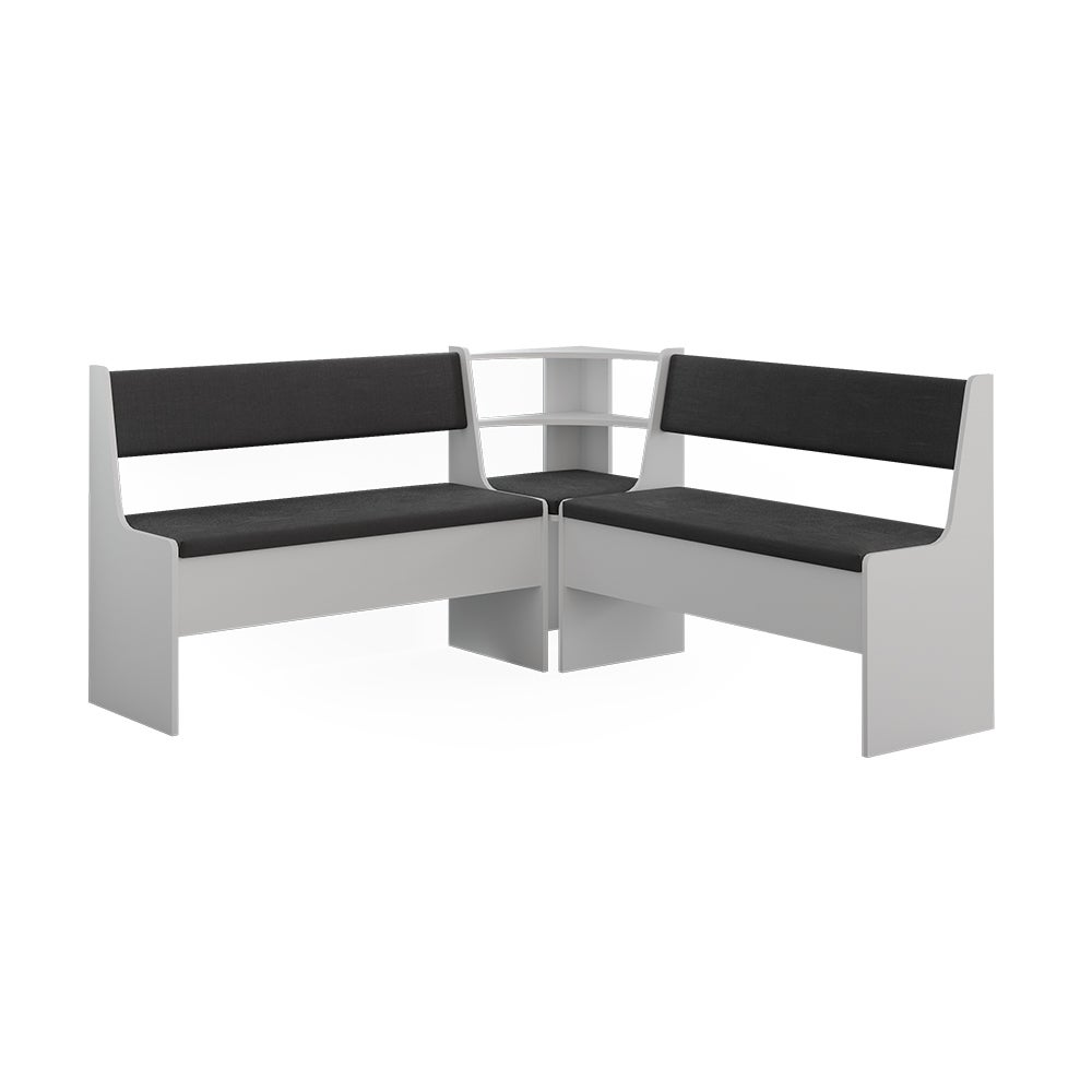 Vicco Grupa ławek narożnych Roman, Biały, 150.1 x 150.1 cm
