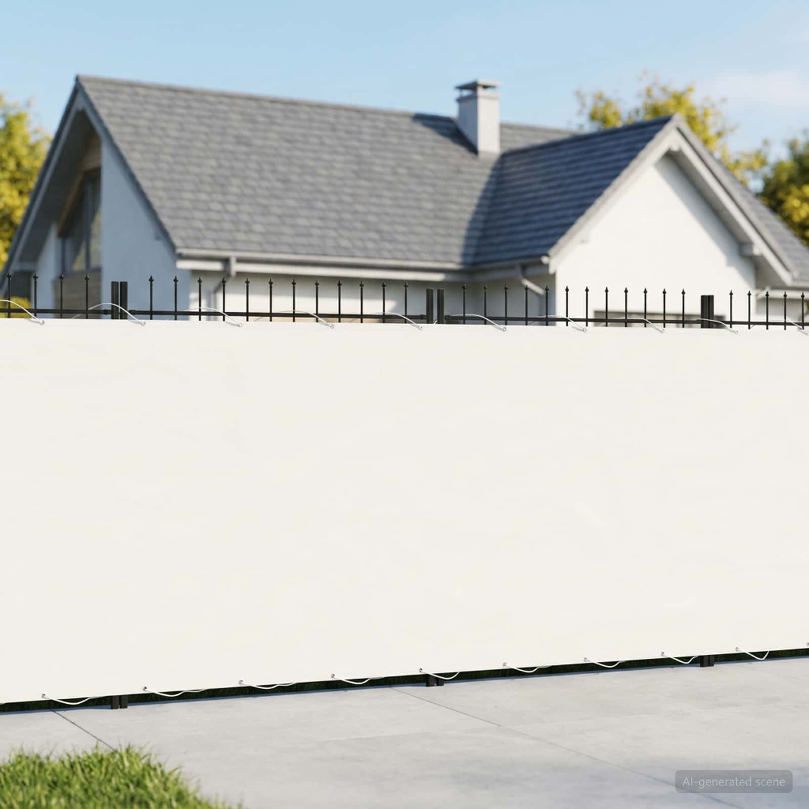Ekran Prywatności Balkonowej 1,8 x 25 m Tkanina z powłoką PU vidaXL