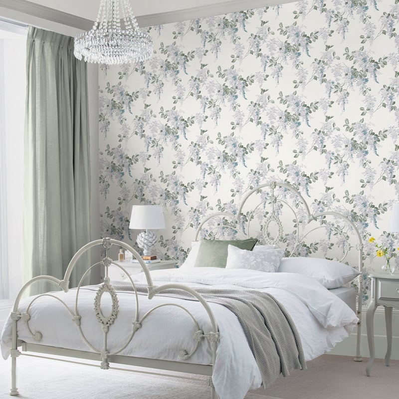 Laura Ashley Tapeta filzelinowa MIRABELLE 10 m x 52 cm