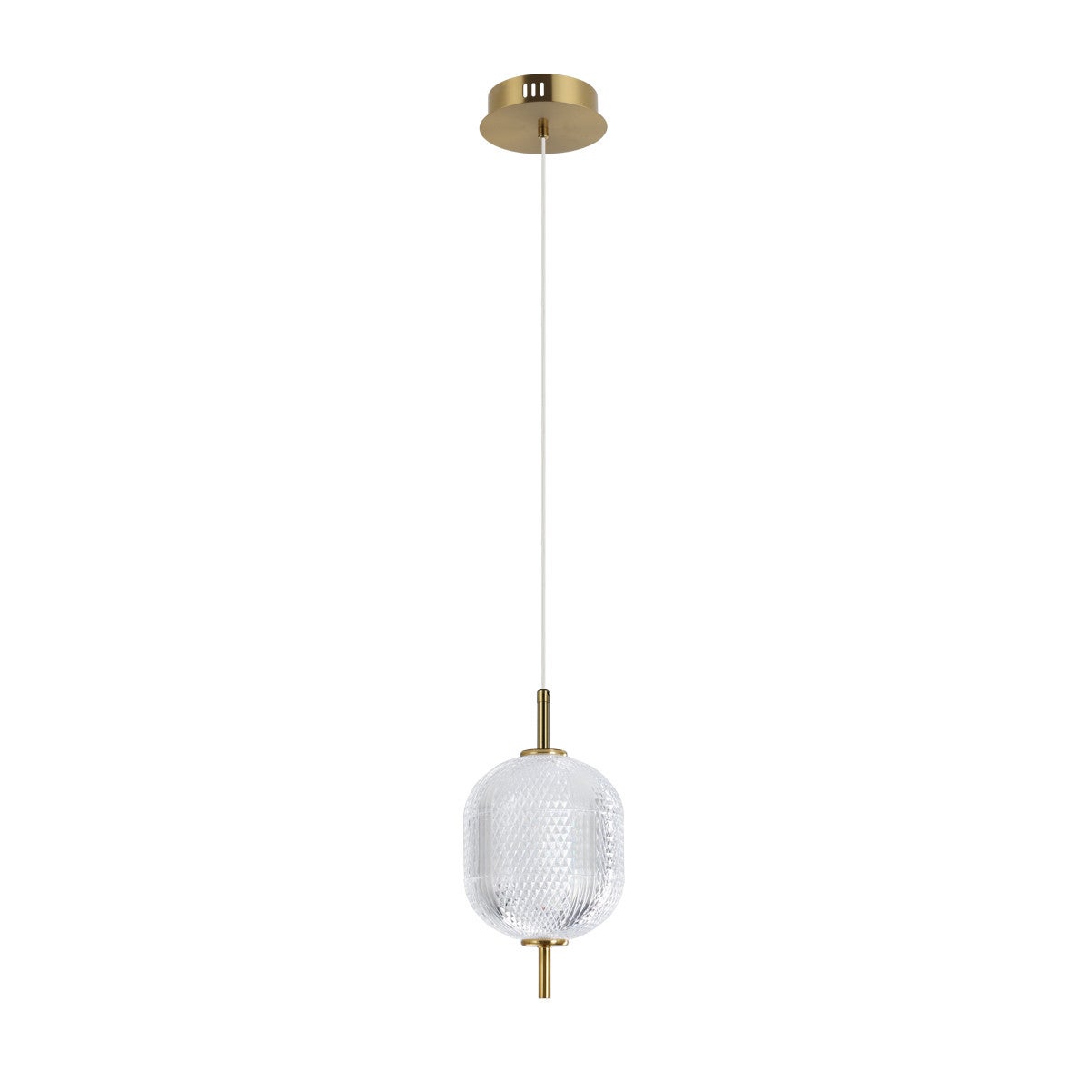 Lampa wisząca CORADO LED 8W Ciepła biel 830lm złota wym: 134 x 15 x 15 cm Italux
