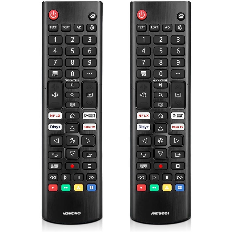 Zestaw 2 uniwersalnych pilotów do telewizorów LG Smart TV - Pilot do telewizorów LG OLED, NanoCell - Zamienny pilot do telewizora LG