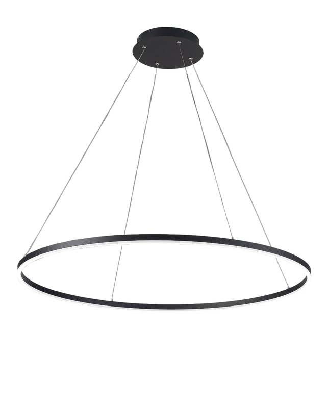 Lampa wisząca LED GIOTTO 60W czarna 3508-42-101 Fabas Luce