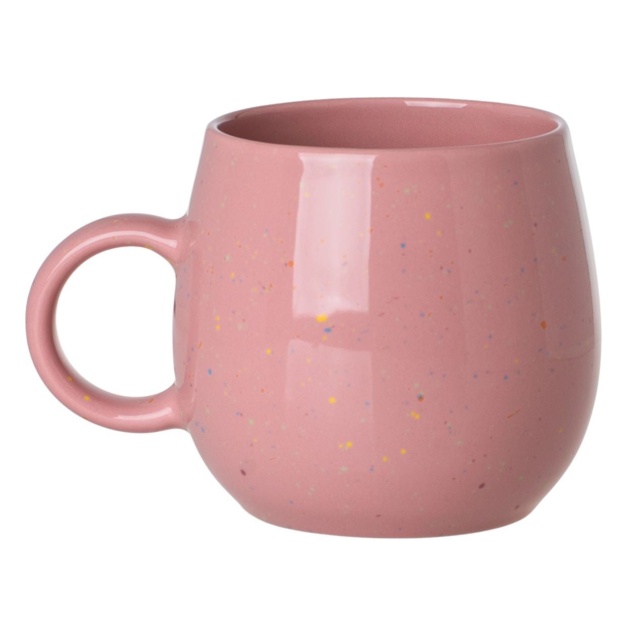 Kubek Speckle Pop Estia różowy 480 ml porcelana new bone 13x8x9,3 cm 1 szt.