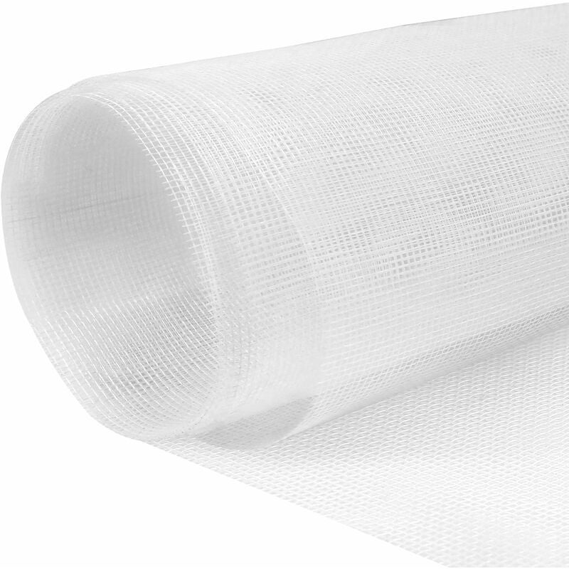 Moskitiera okienna 300x120 cm, regulowana moskitiera w rolce, biała siatka z włókna szklanego o trwałej ognioodporności