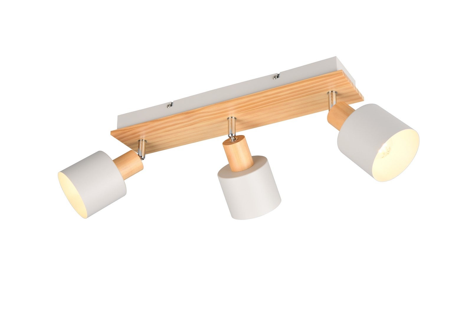 Reflektor drewniana podsufitka SHANTI szary 3xE14x10W drewno wym:19x45x17cm IP20 Trio