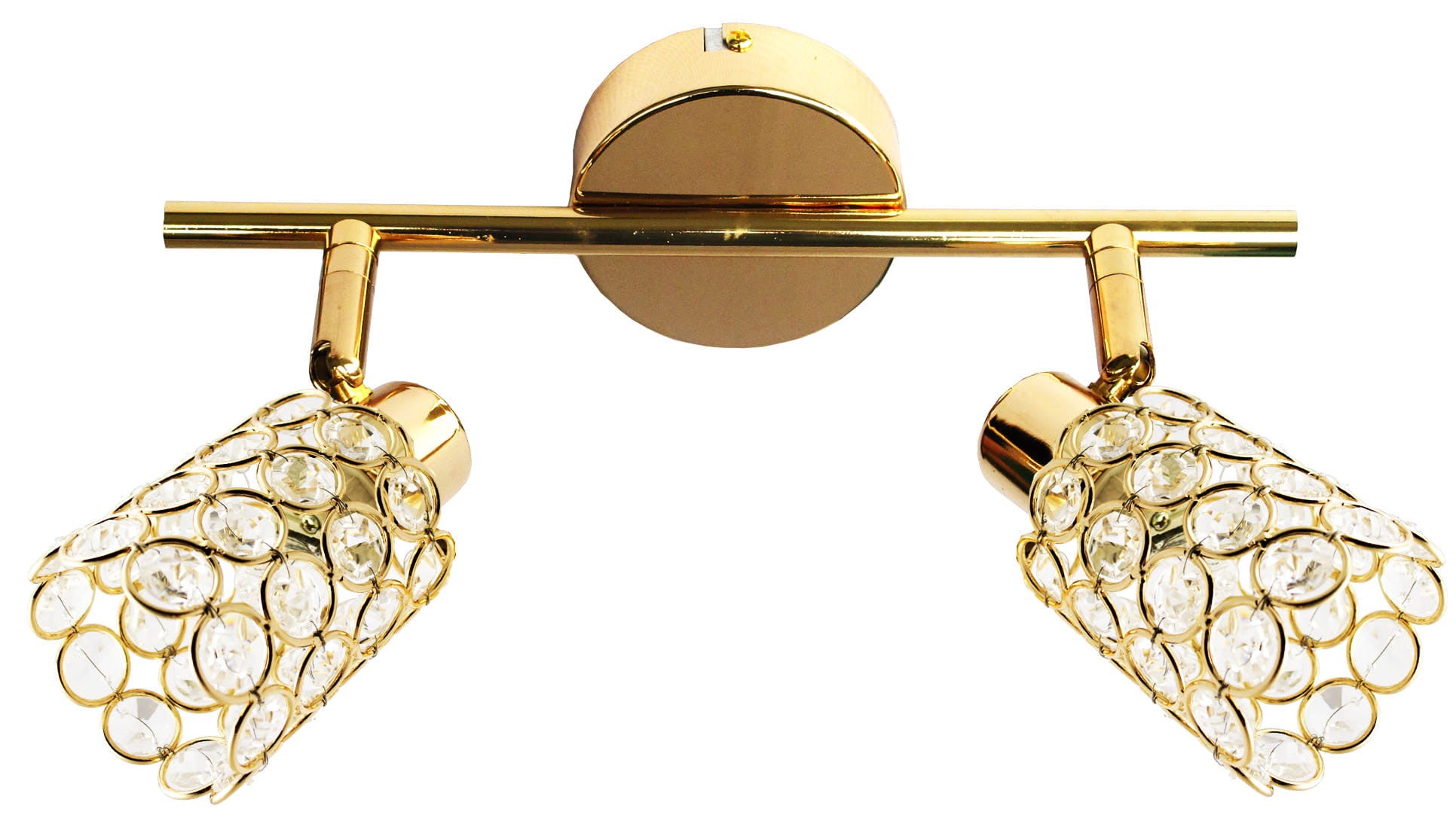 Lampa wisząca YORK mosiądz-przezroczysta 2 x G9 x 40W wym: 17 x 37 x 8 cm Candellux