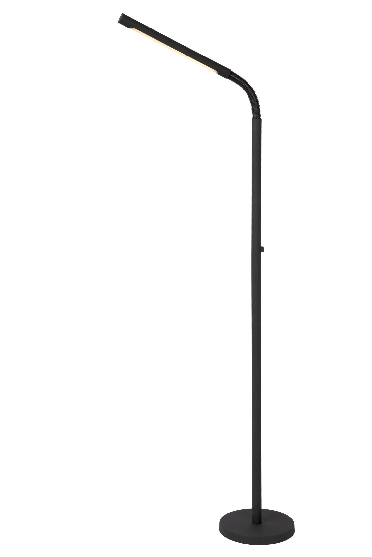 Lampa stojąca podłogowa minimalistyczna czarna elastyczne ramię LED 3W GILLY Lucide