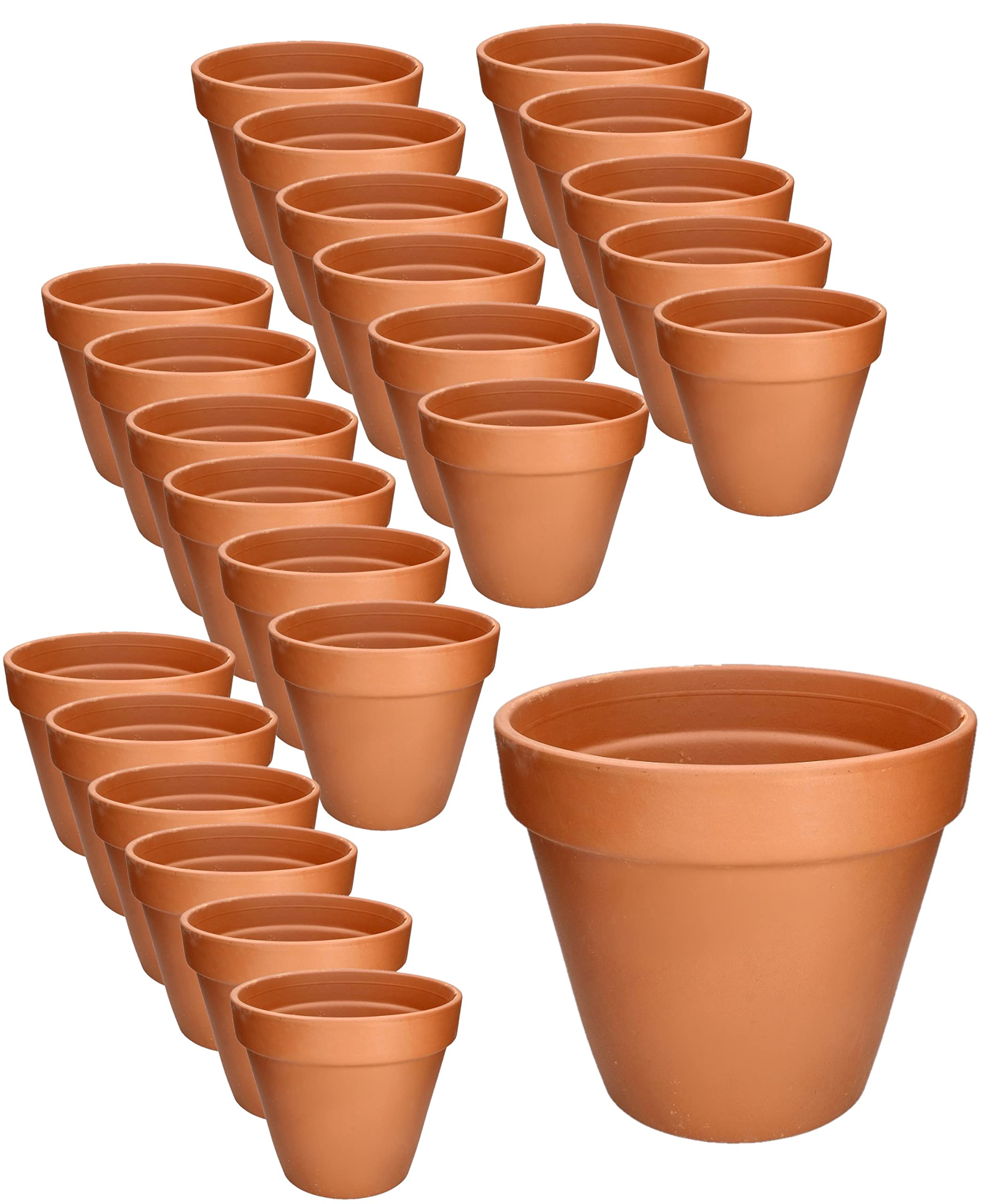 24x doniczka gliniana 6 donica ceramiczna terakota - KOTARBAU