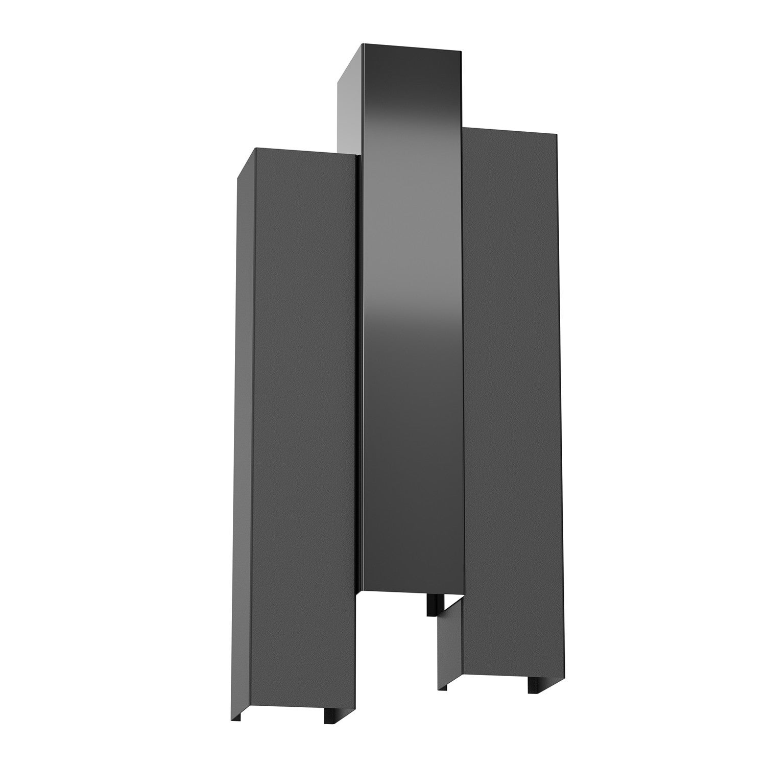 Kinkiet ścienny Wall czarny mat-czarny połysk 6xGU10x8W góra-dół wym: 72 x 34 x 11,5 cm metal IP20 Luminex