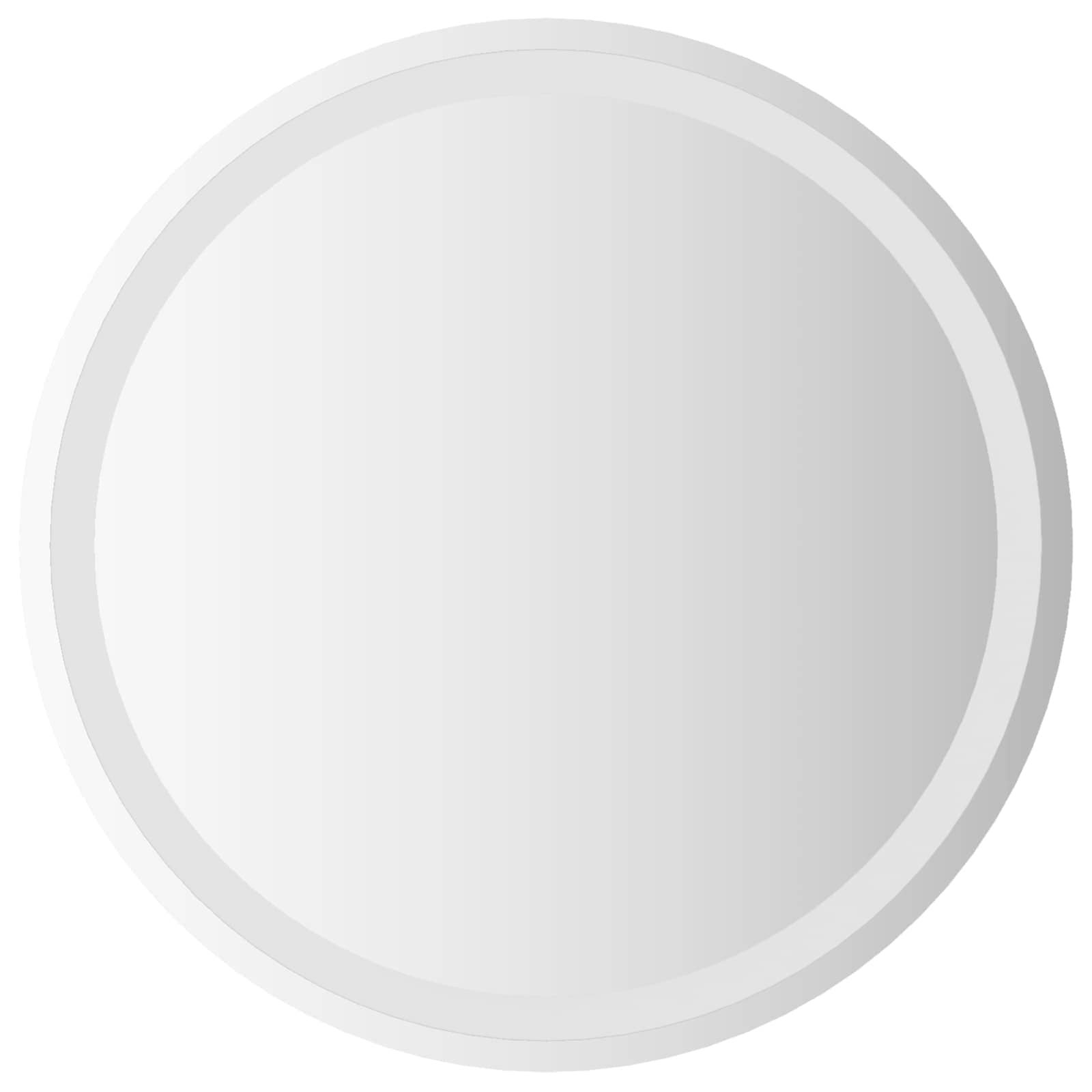 Lustro Łazienkowe LED Okrągłe Ø 60 cm ze Szkła Hartowanego