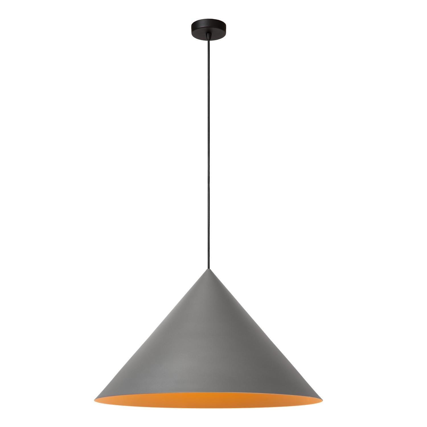 Lampa wisząca SPITZE szaro-czarny 1xE27x40W metal wym:180x60x60cm IP20 Lucide