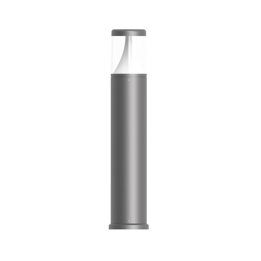 Zewnętrzna latarnia LED Terra 60 8W ciemnoszara 3000K IP65 IK08 Wysokość 60cm Iberlamp