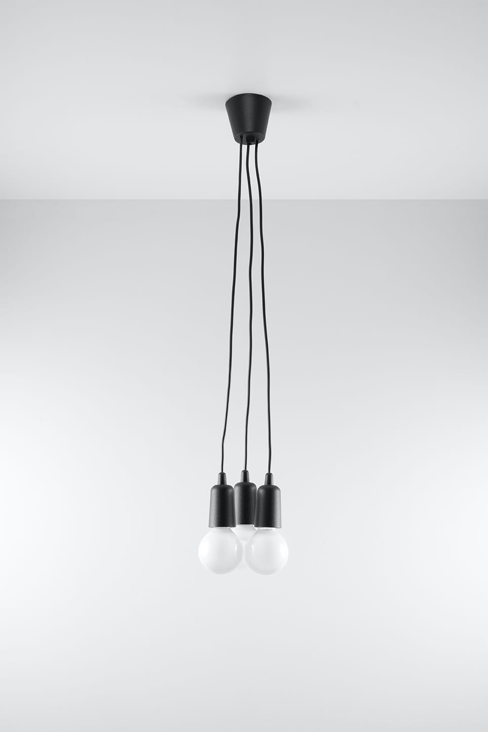 Żyrandol DIEGO 3 czarny Sollux Lighting SL.0573