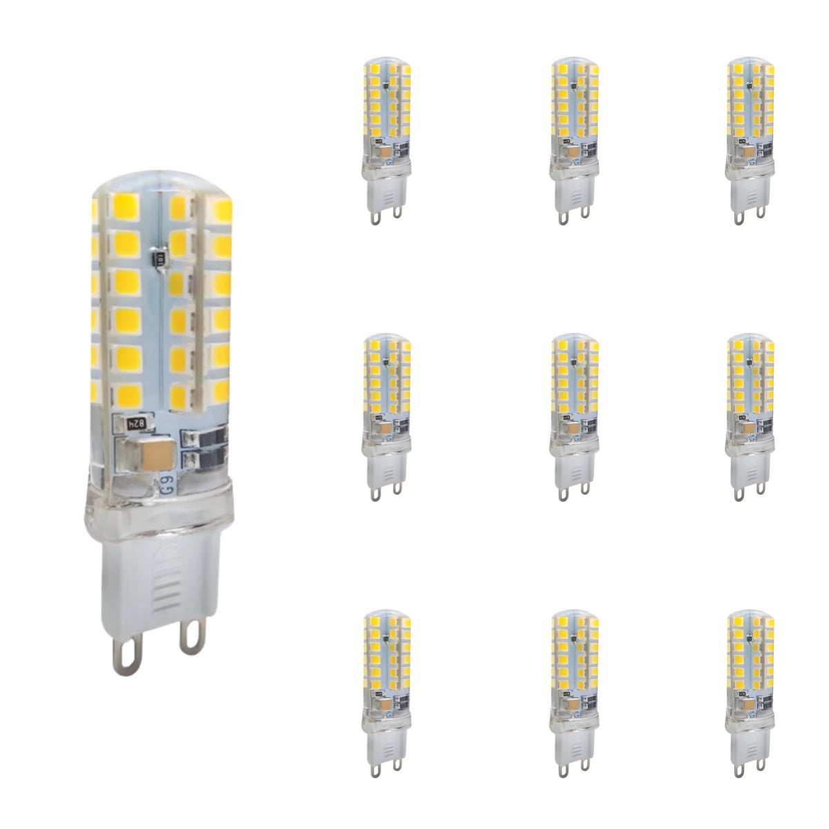 Koraliki LED, trzonek G9, koraliki kryształowe 220V 5W, ciepłe światło, żarówka energooszczędna, rdzeń lampy, (10 sztuk)