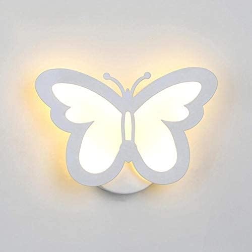 Kinkiet motylkowy, lampa LED, lampka nocna, lampka nocna, dekoracja wnętrz