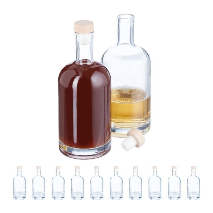 Butelki wielokrotnego użytku, opakowanie 12 szt., 500 ml