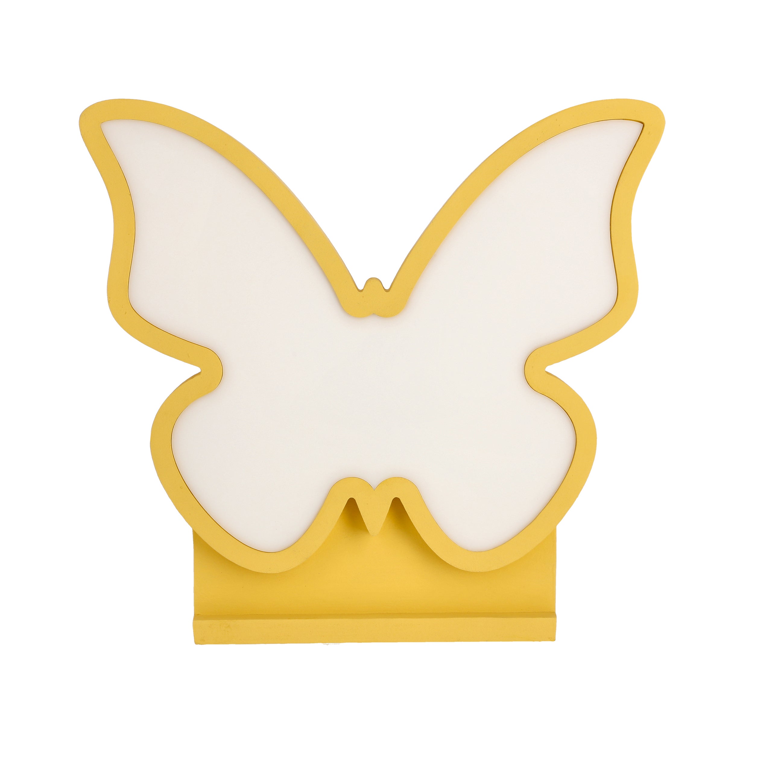 Lampa stołowa LED motylek Butterfly żółta 14W biała ciepła 570lm akryl wym:26,5x28,5x5cm IP20 Candellux