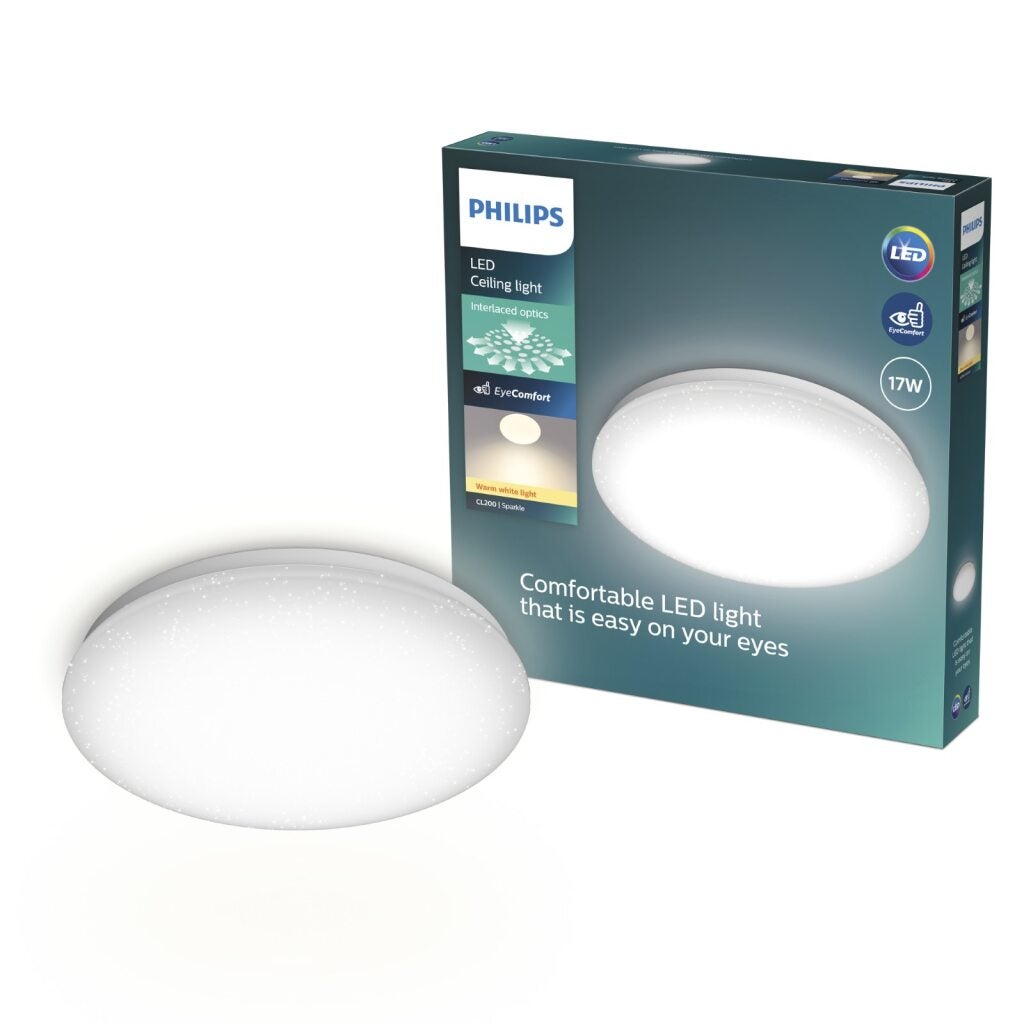 Plafon Philips Lampa Sufitowa 17W 1700lm 2700K z Efektem Gwiazd Moire CL200