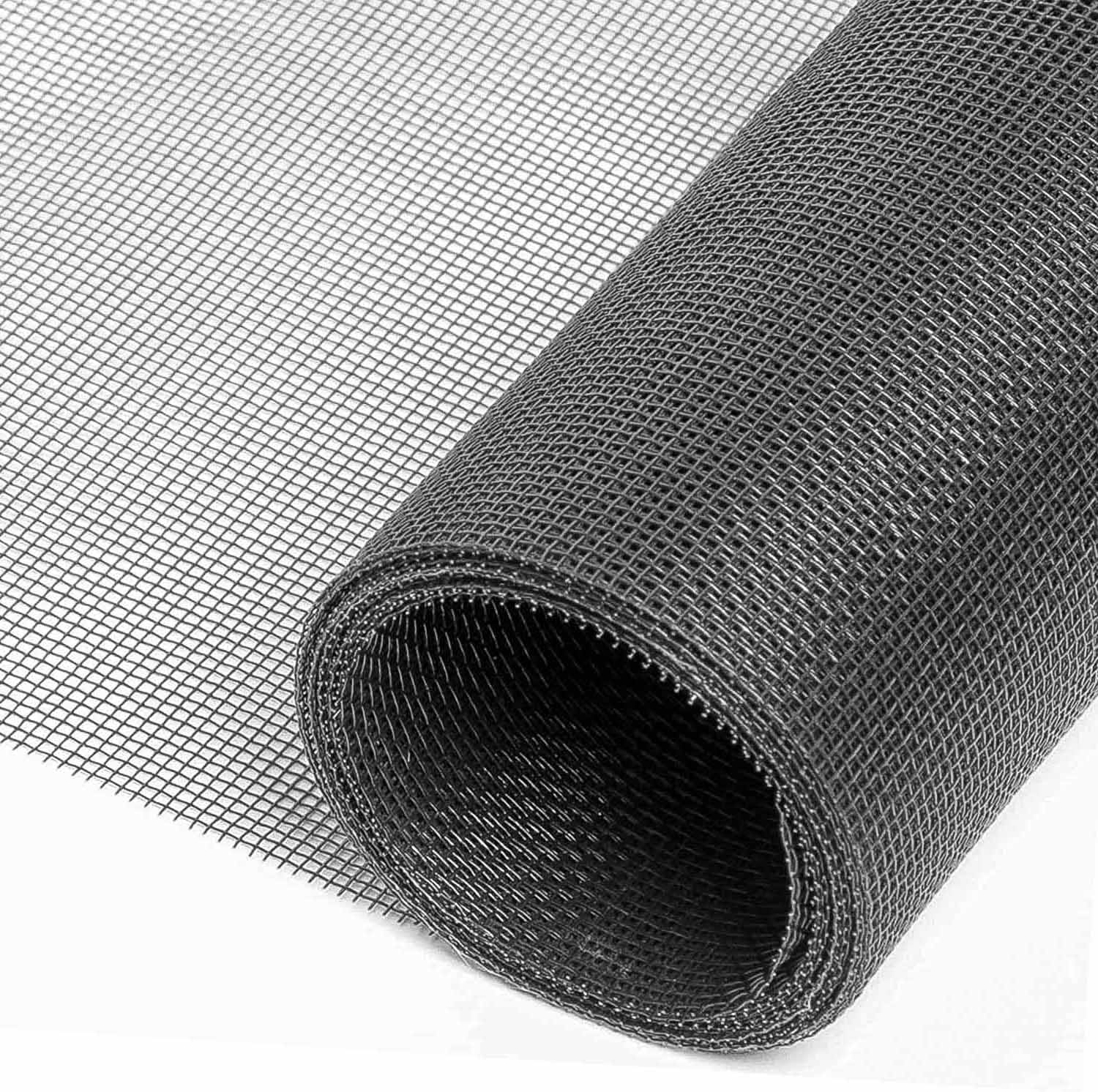 Moskitiera z włókna szklanego w rolce 200 x 150 cm, regulowana moskitiera okienna, odpowiednia do okien aluminiowych