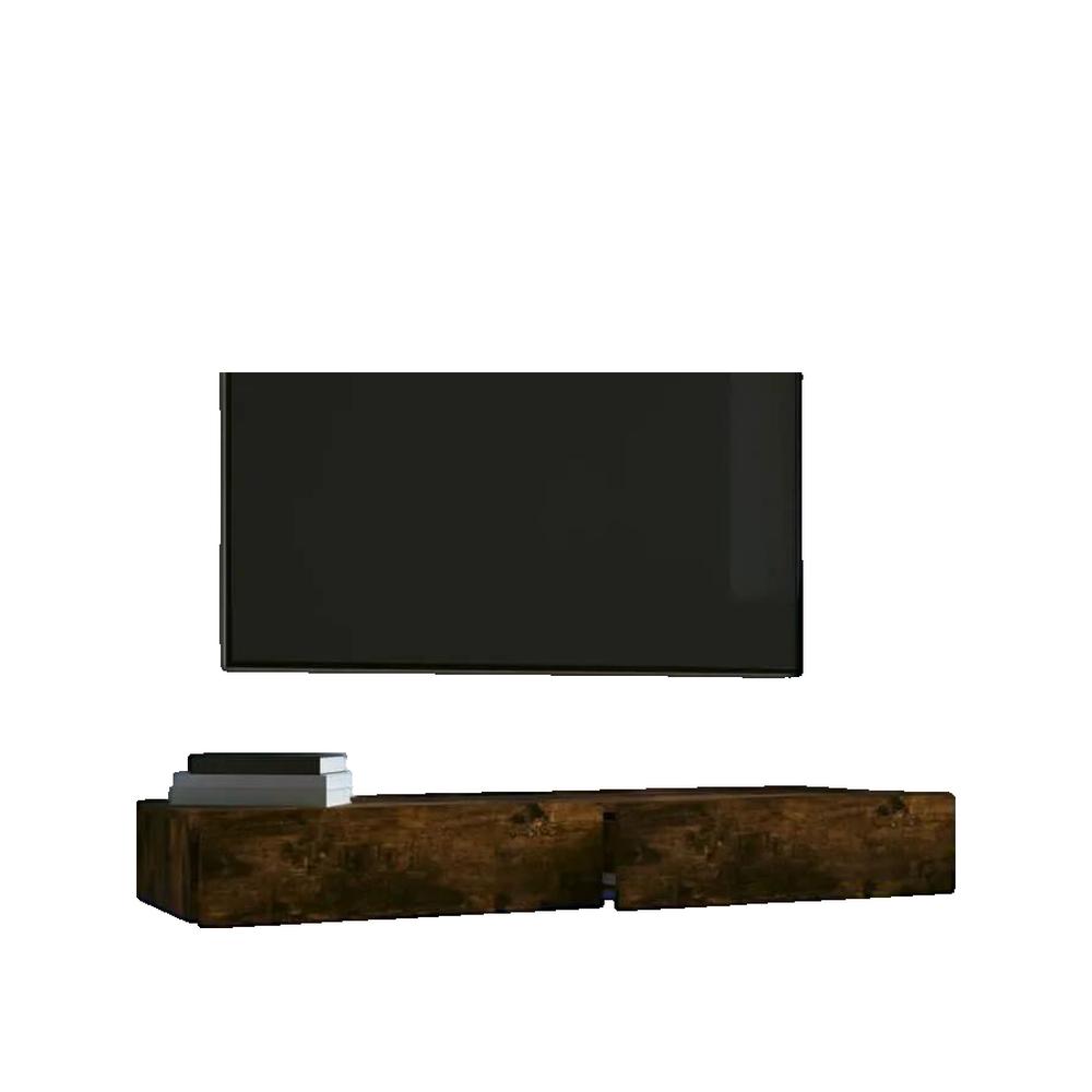 Mebel TV vidaXL z oświetleniem LED elegancki design i pojemne 2 sztuki