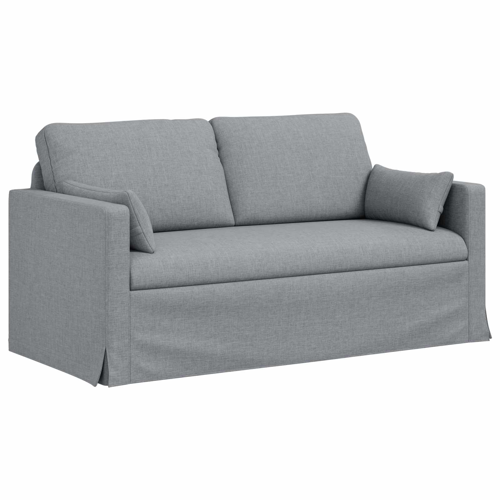 Sofa Jasnoszary 158 x 78 x 80 cm tkanina