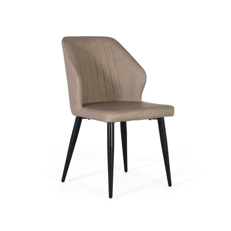 Krzesło tapicerowane PU 48 cm, styl współczesny, 83x48x60 GYC