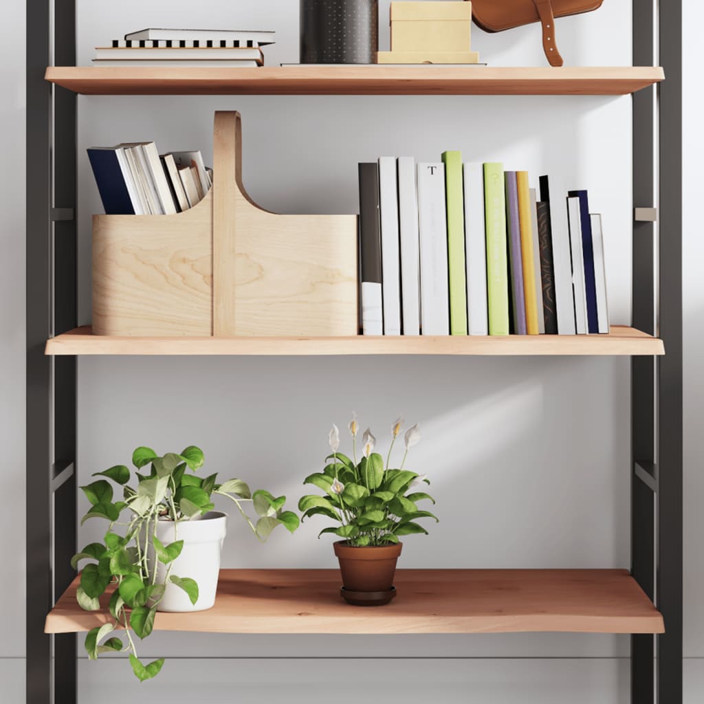 vidaXL Półka, 100x40x2 cm, surowe lite drewno dębowe