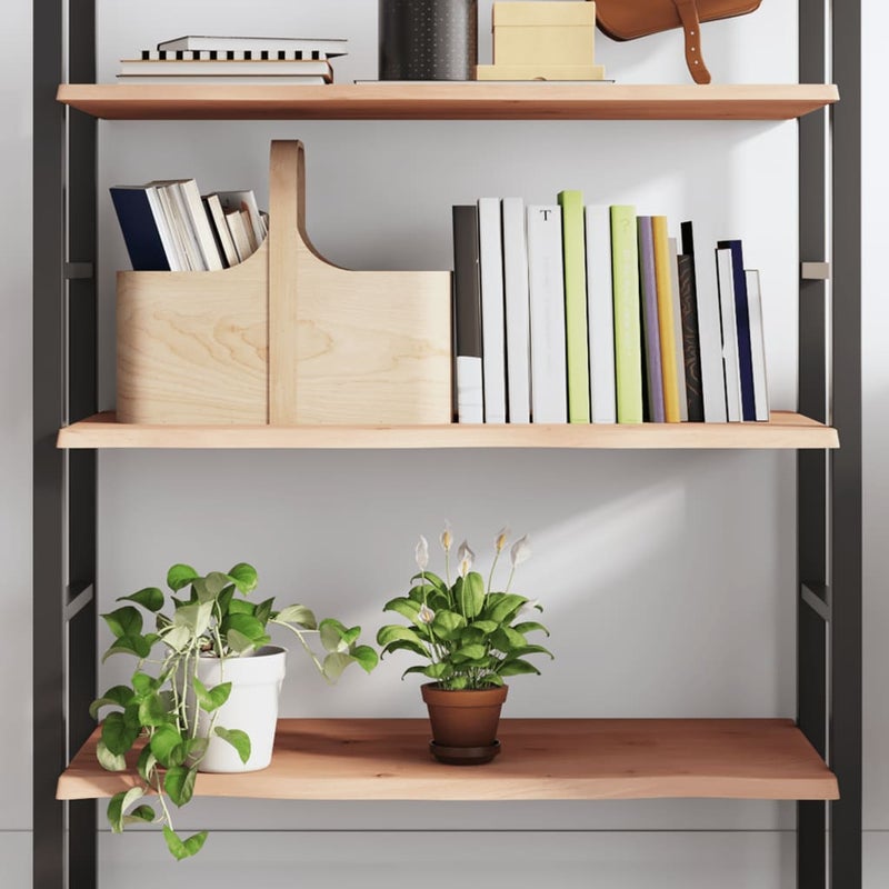vidaXL Półka, 100x40x2 cm, surowe lite drewno dębowe