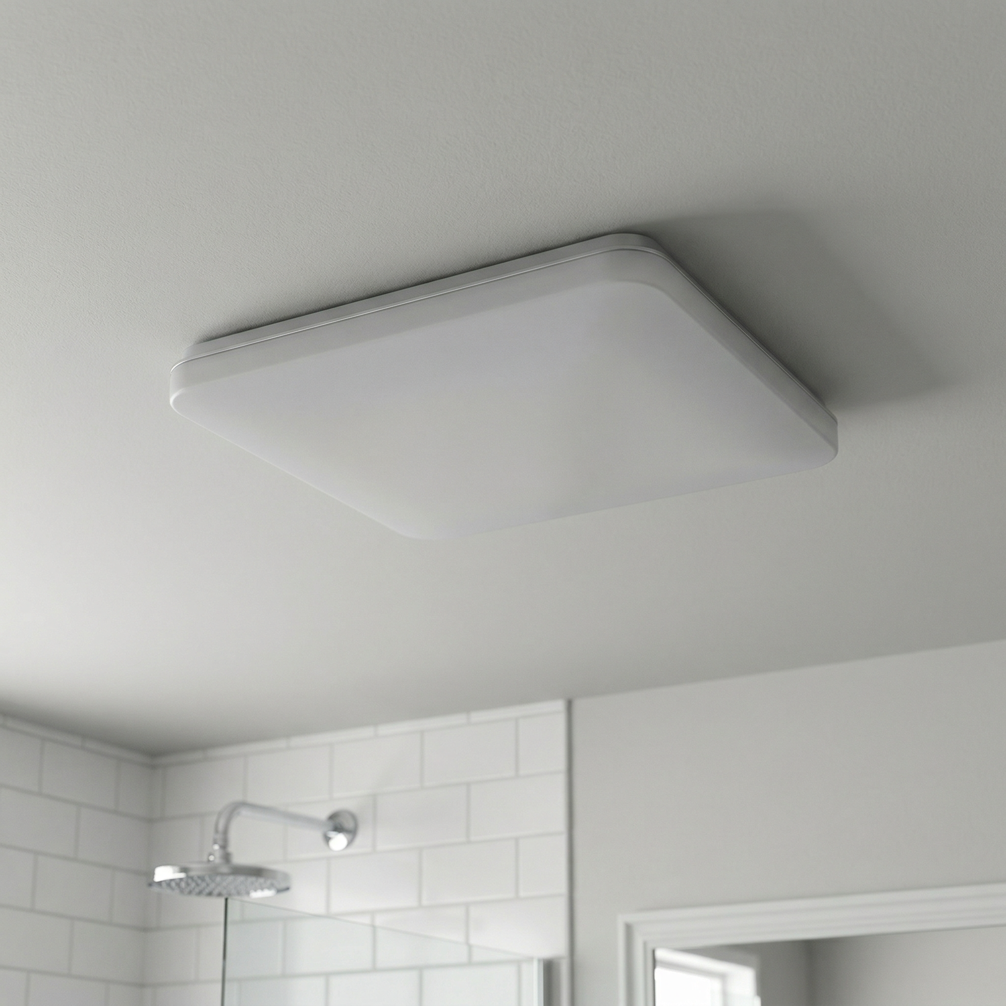 Lampa sufitowa zewnętrzna LOWAR LED 36W Odcienie bieli 2300lm biała wym:6,5x41x41cm IP44 Rabalux