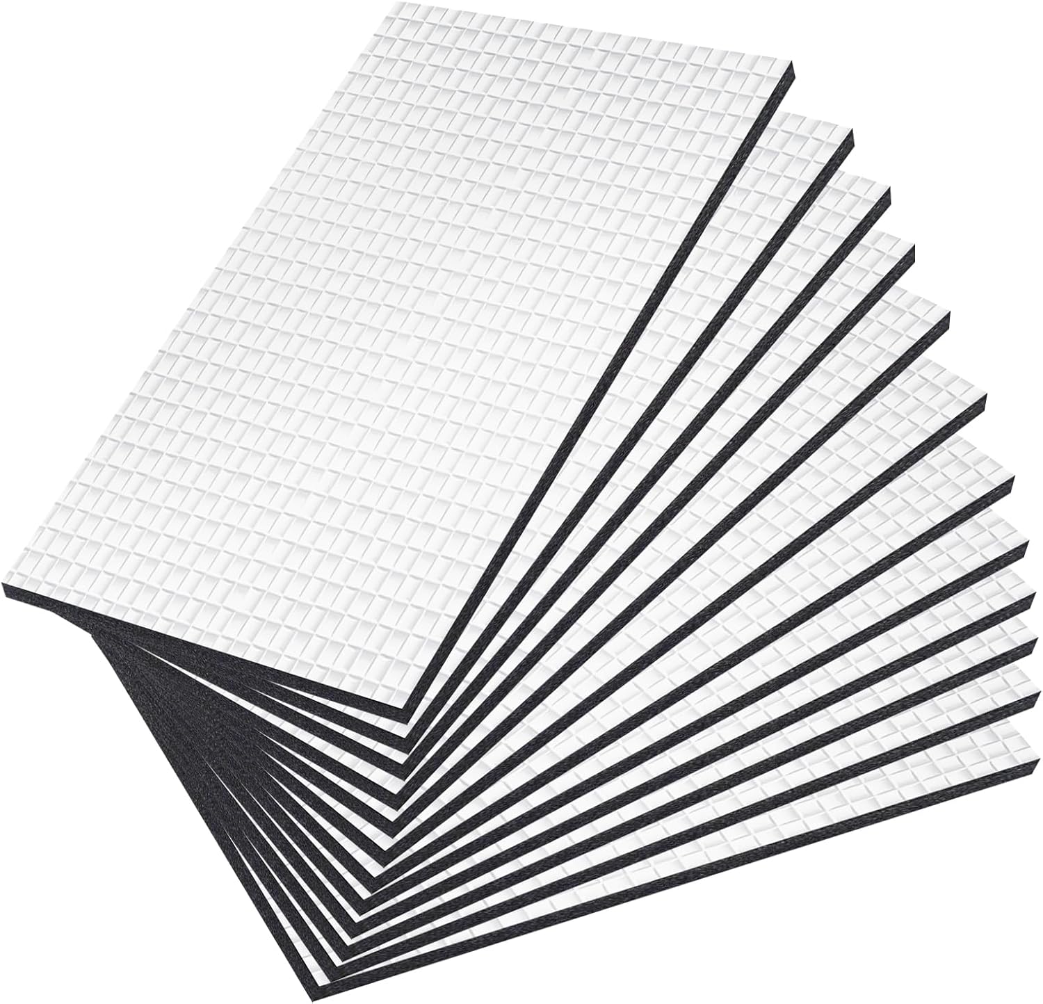 12 sztuk mat izolacyjnych akustycznych, maty dźwiękochłonne, naklejki dźwiękochłonne do izolacji samochodowej, 250 x 180 x 5 mm Wodoodporne i ognioo