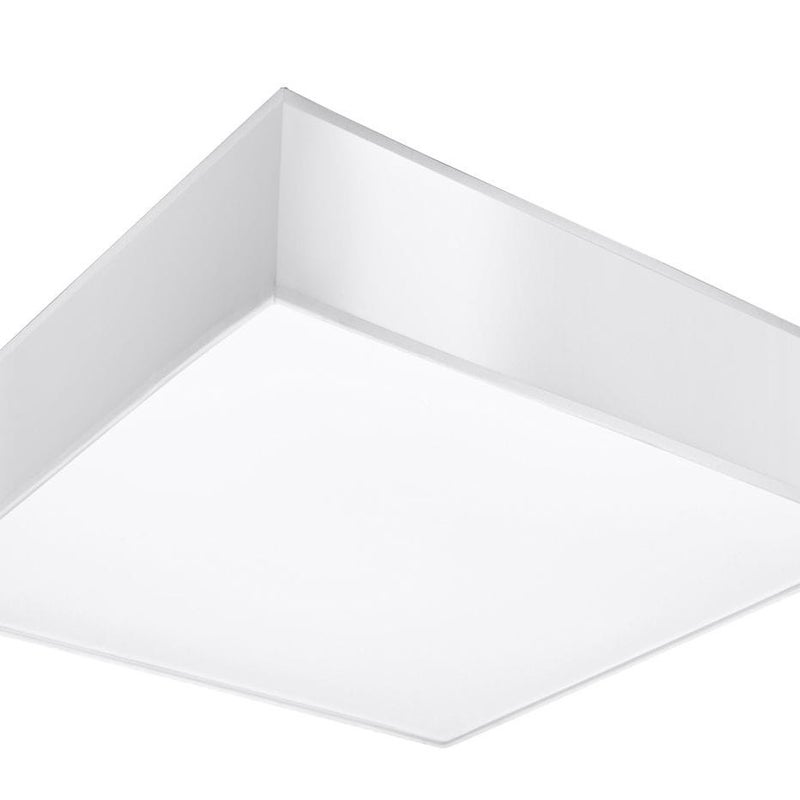 Plafonnier PVC Blanc E27 2 Horus