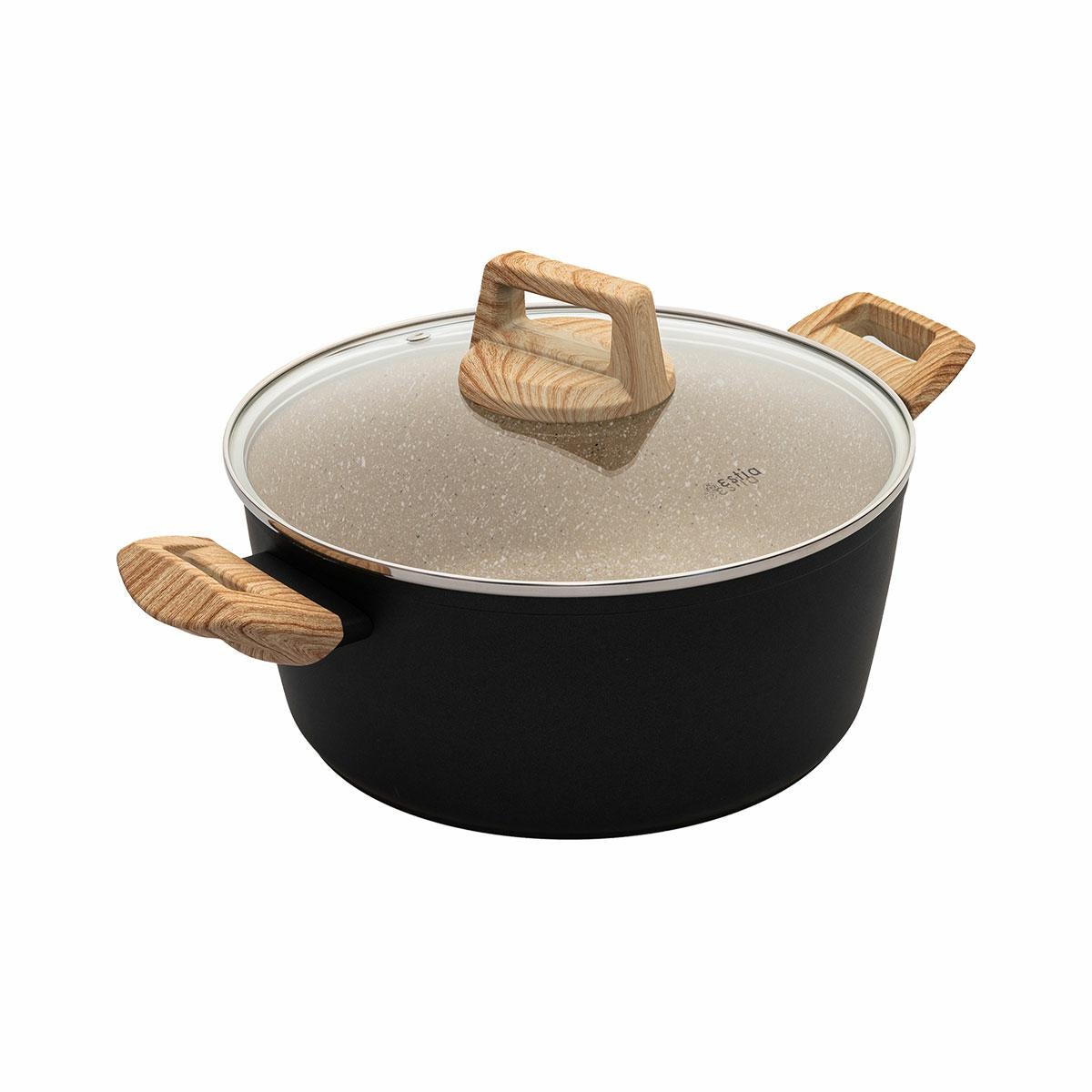 Garnek z pokrywką Estia Earth 4,3 l 24 cm 37,4x24,7x17,6 cm 1 szt.