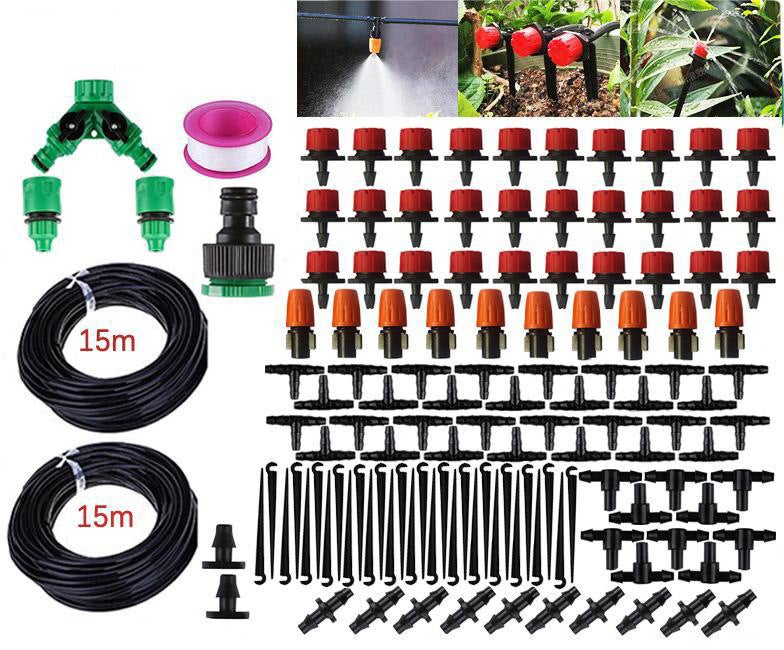 Ogrodowy zestaw do nawadniania kropelkowego automatyczny system nawadniania dysze do pól uprawnych rośliny bonsai kwiaty warzywa szklarnia