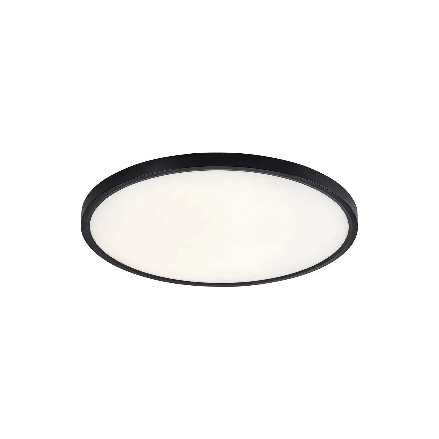 Plafon okrągły PAULOS LED 48W Neutralna biel 3000lm czarno-biały wym:2,5x50x50cm IP20 Rabalux