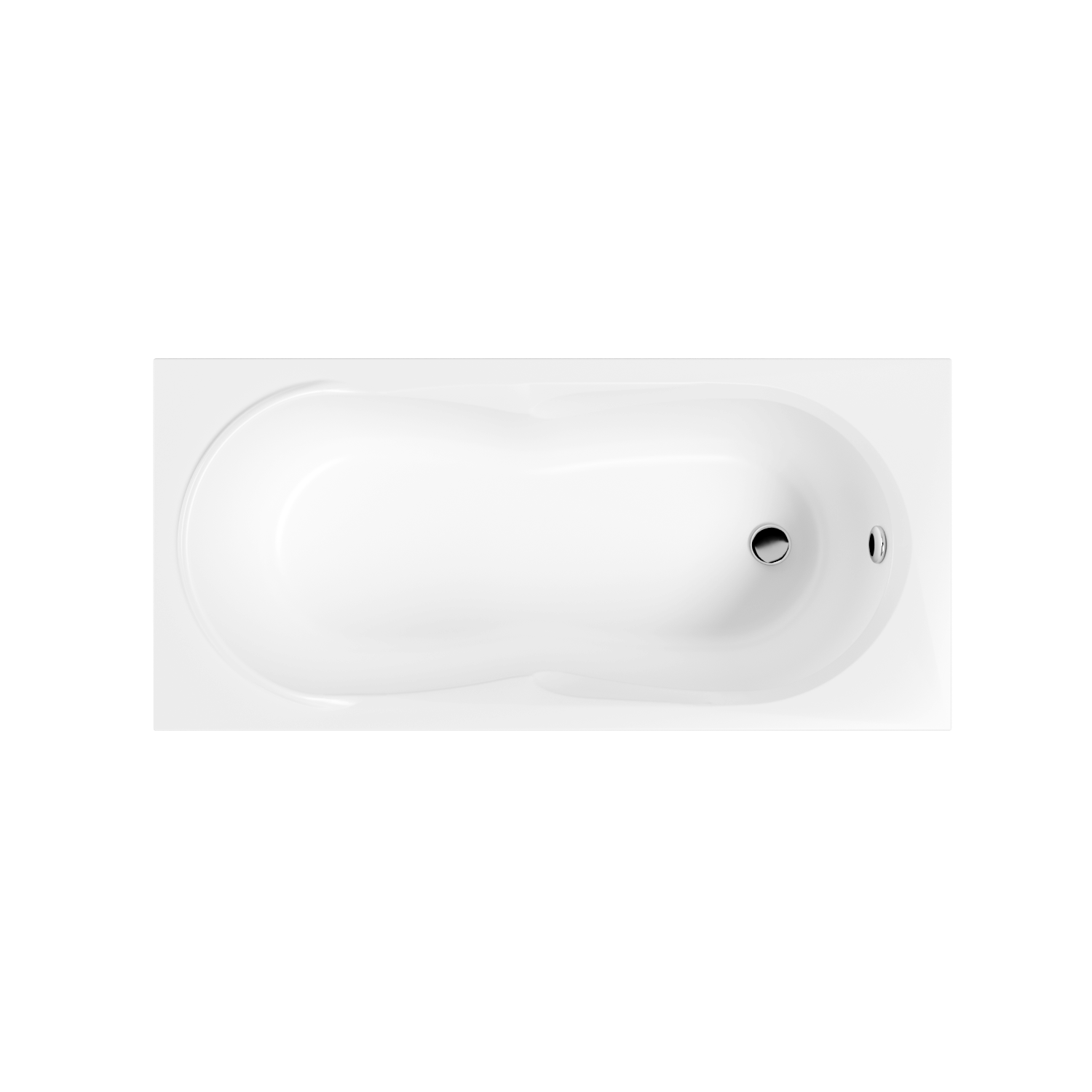Wanna akrylowa Helmken Celeste 150x70: prostokątna wanna 150 x 70 cm z akrylu lanego ze wzmocnionym korpusem / 37060050