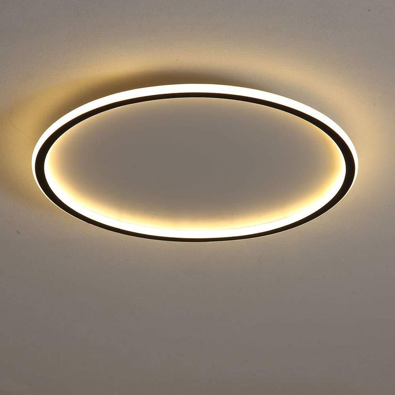 Lampa sufitowa LED z pilotem, designerska lampa sufitowa do salonu, 50 W, ściemnialna, do sypialni/kuchni, 3000–6500 K