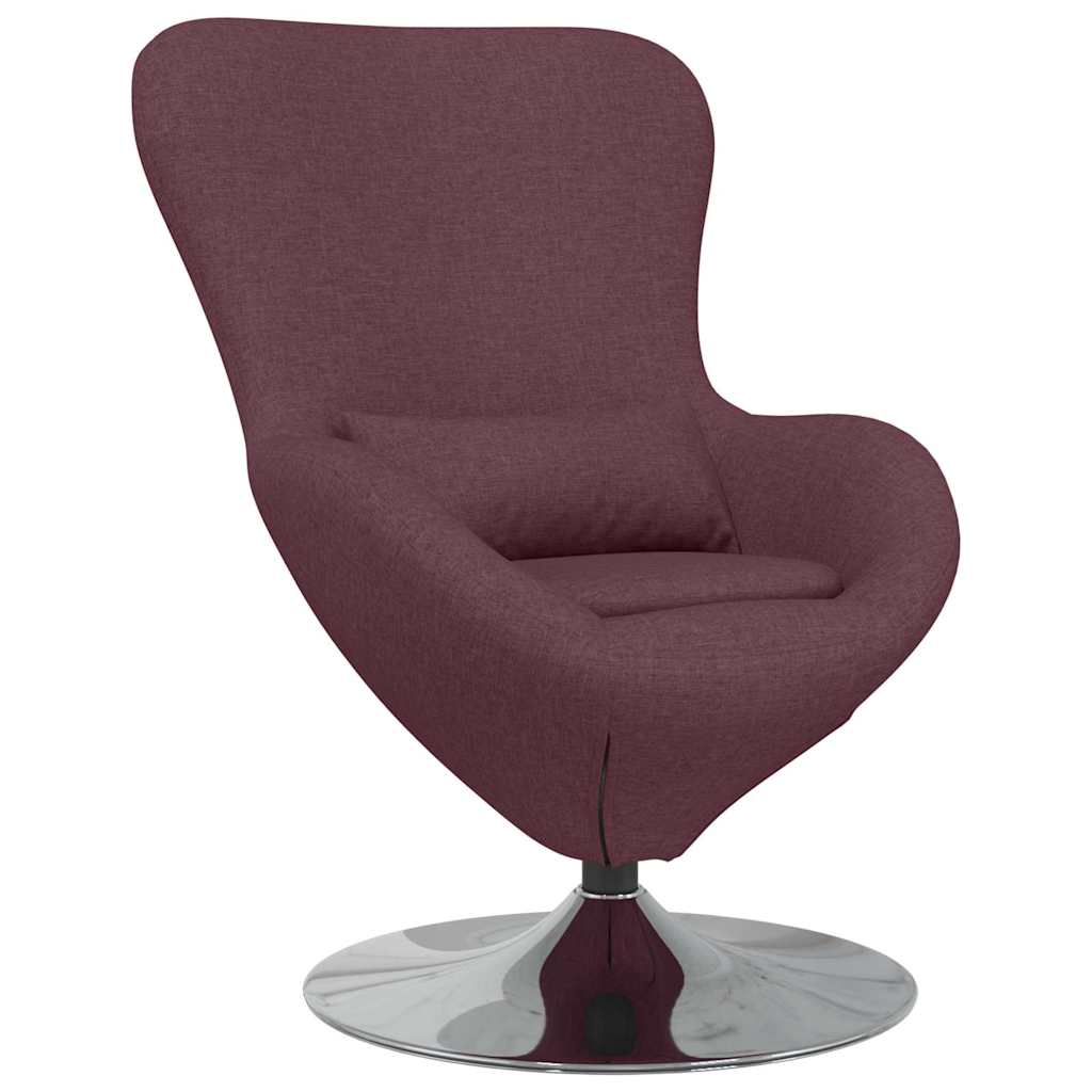 Fotel jajo Fioletowy 63 x 73 x 90 cm tkanina