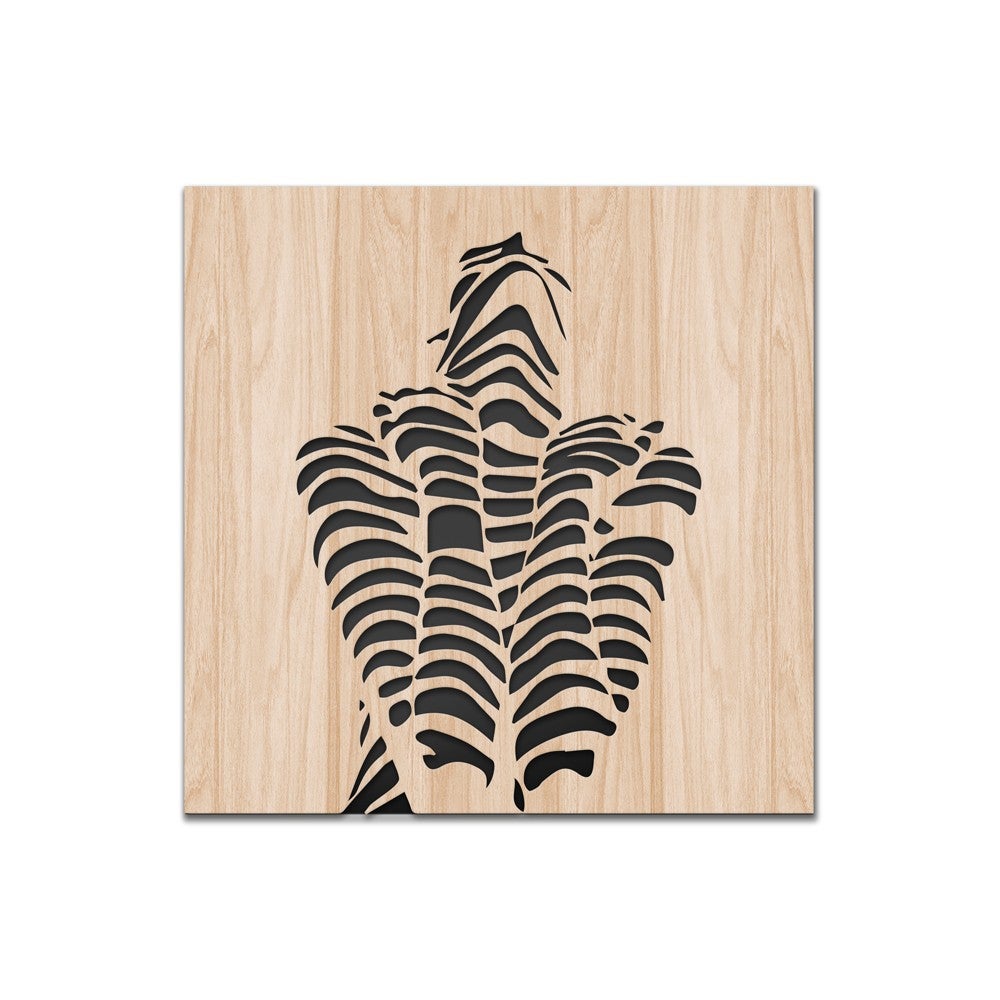 KOBIETA - LASERCUT Kompozyt drewna i PCV Dekoracyjny obraz 60x60 cm