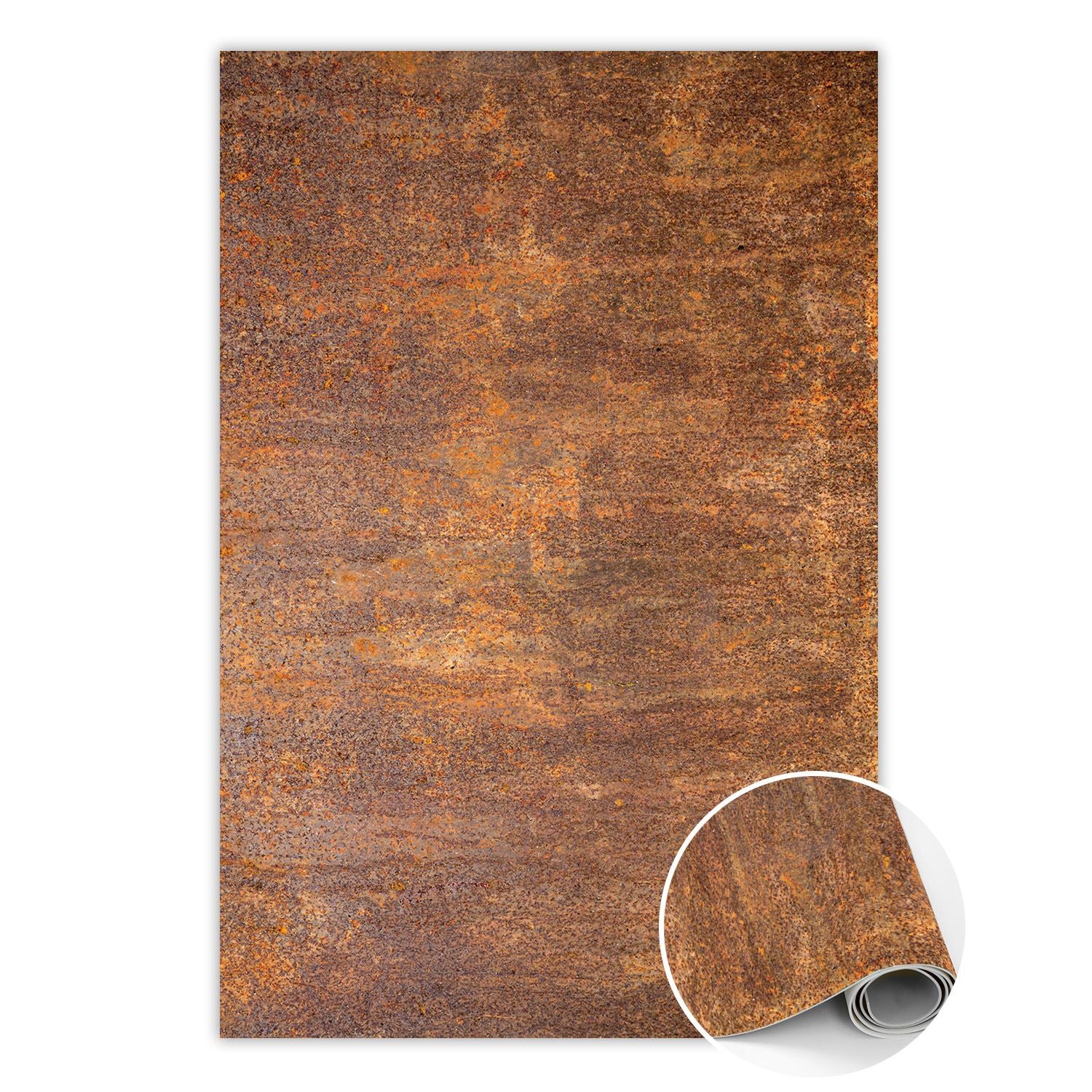 Dywan PCV zardzewiała blacha industrialna, chodnik winylowy do przedpokoju 60x90 cm – Tulup